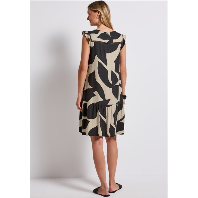 Street One jurk 144500 Antraciet Zand
